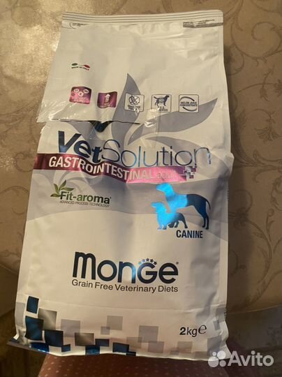 Корм для собак monge gastrointestinal