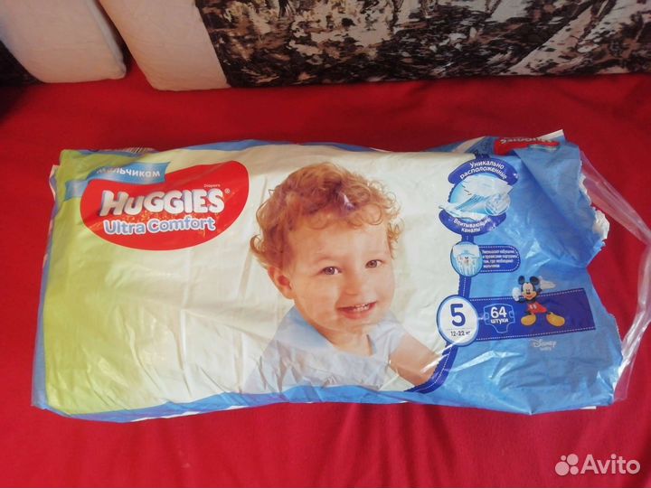 Подгузники хаггис 5