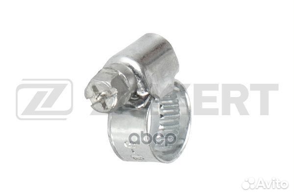 Хомут зажимной 8-12 мм (оцинк. сталь) zekkert