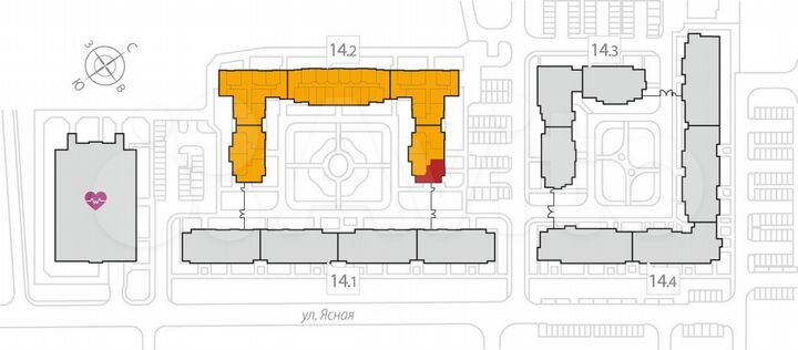 3-к. квартира, 81,8 м², 3/8 эт.