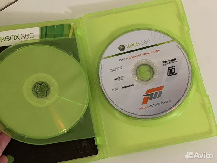 Игровой диск GTA5 и motosport 3 на xbox 360