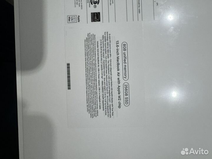 Apple Macbook air 13 2022 m2