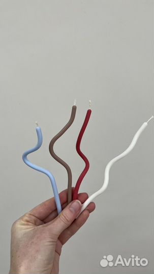 Форма алюминевая для тонких свечей