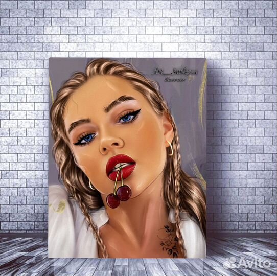 Портреты на холсте по фото