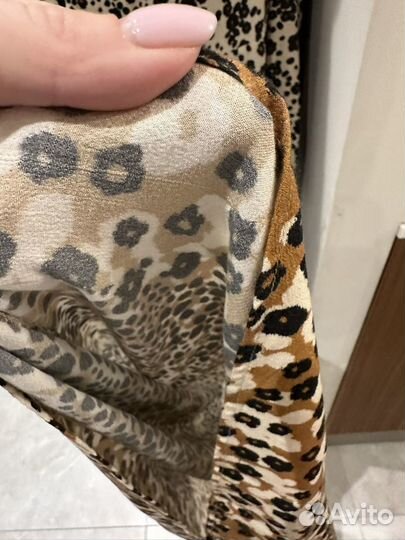 Платье леопардовое вискоза в пол
