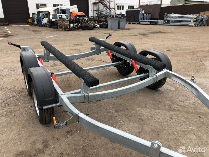 6-и метровый 2-осный лодочный прицеп Мзса