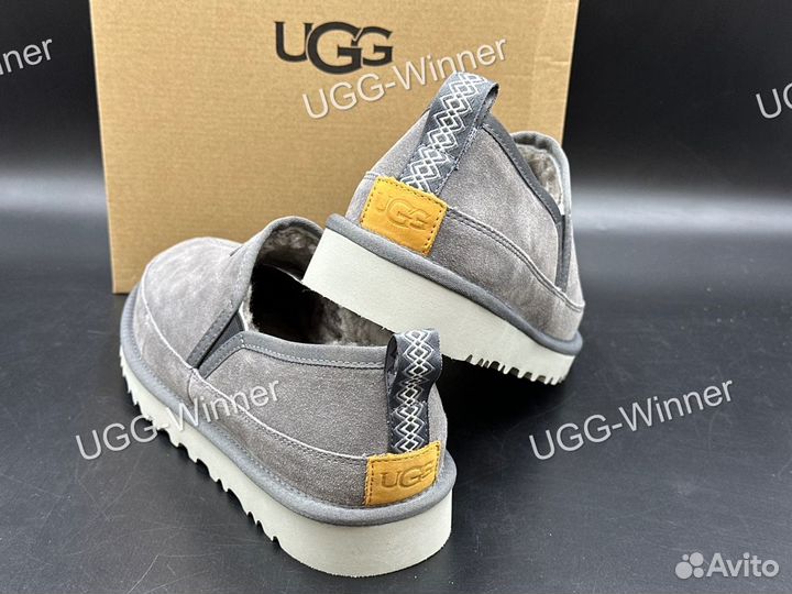 Угги мужские ботинки UGG Romeo серые