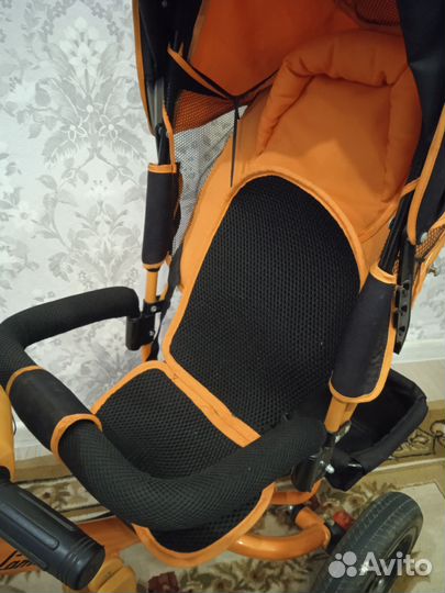 Велосипед коляска с ручкой