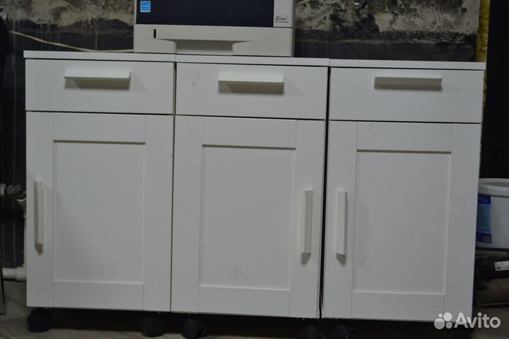 Тумба офисная белая IKEA