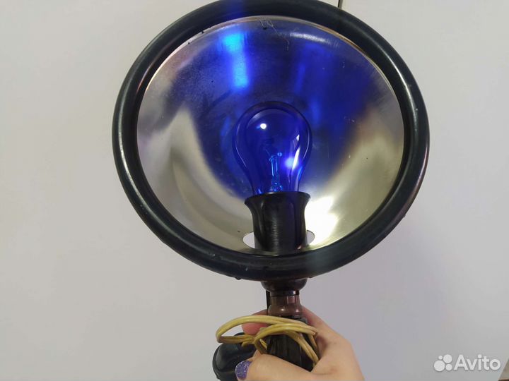 Синяя лампа для прогревания