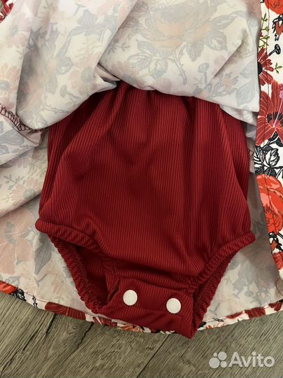 Платье нарядное доя новорожденной девочки 68