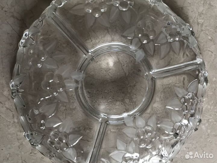 Менажница 3-х секционная (Чехия) новая