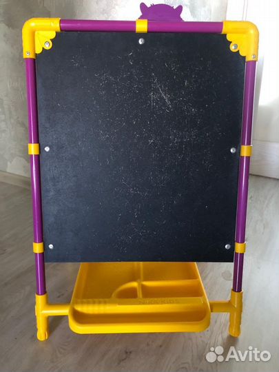 Доска магнитная детская для маркеров и мелков