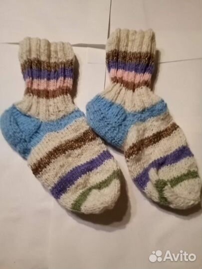 Япомогаю Женские носки вязаные ручной работы