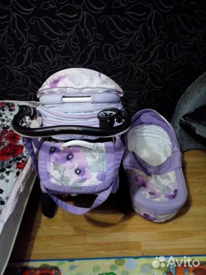 Коляска adamex barletta серия акварель