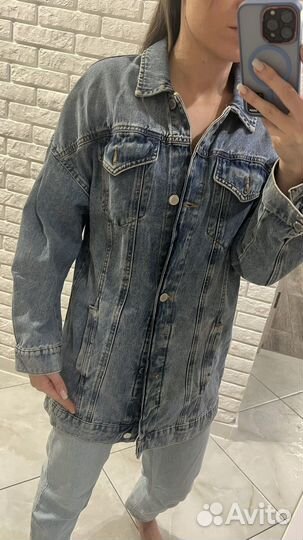 Джинсовая куртка женская