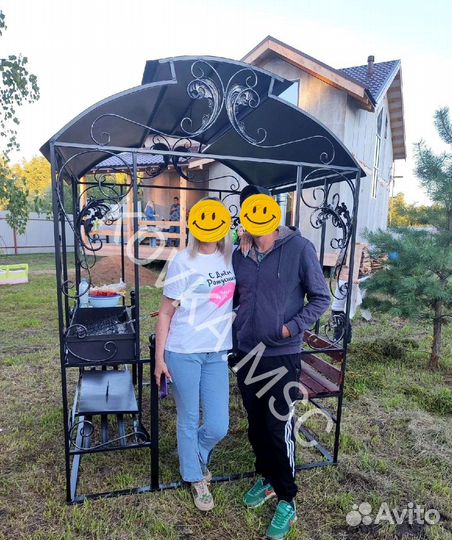 Беседка с мангалом