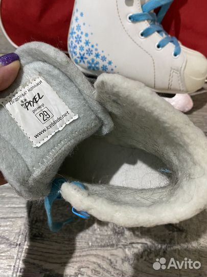 Коньки фигурные даухполозные