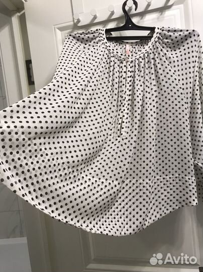 Блузка оригинальная из крепдешина