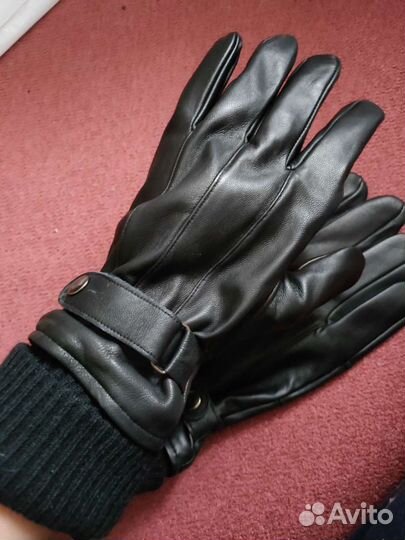 Мужские кожаные перчатки