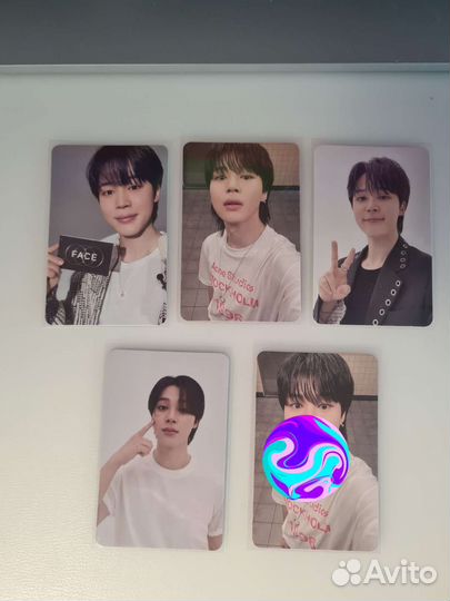 Ивентные карты к альбому Face BTS Чимин