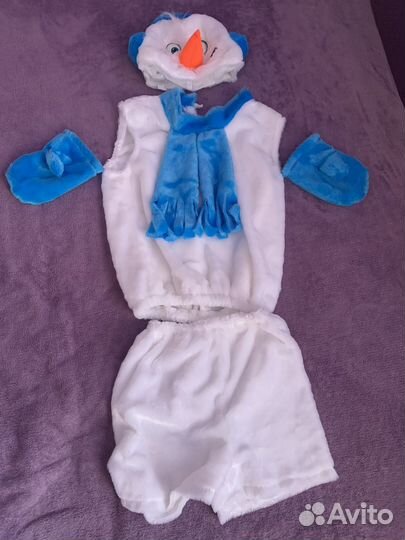 Новогодний костюм снеговика