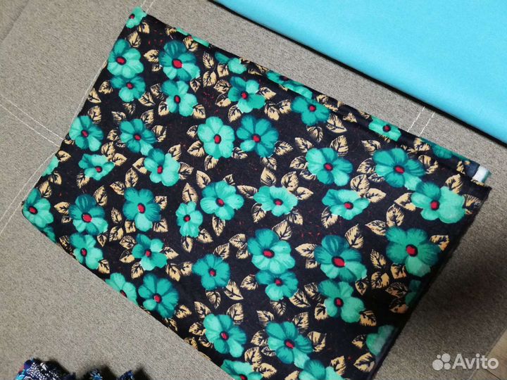 Ткань байка, х/б, плательная, нейлон. Отрезы