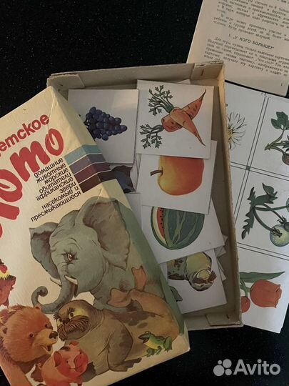 Детское лото советское (сканы карточек)