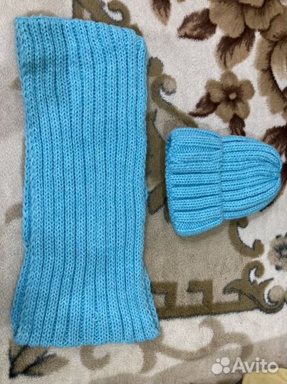 Шапка и снуд женский