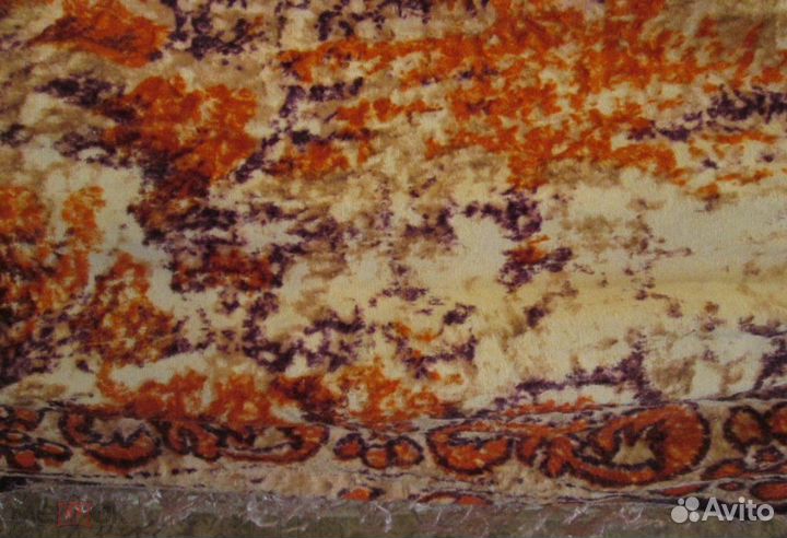 Плюш ковёр плюшевый с оленями винтаж СССР