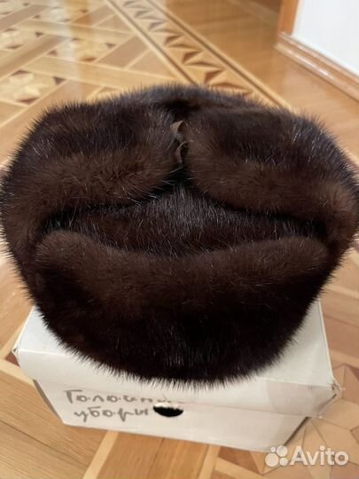 Норковая шапка мужская ушанка