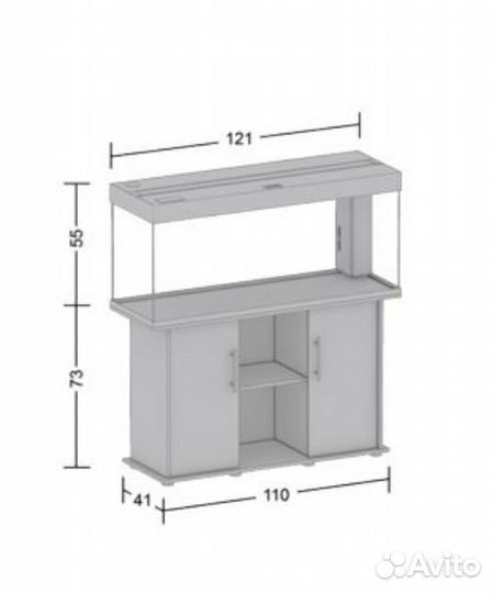 Аквариум с тумбой Juwel Rio на 240 литров