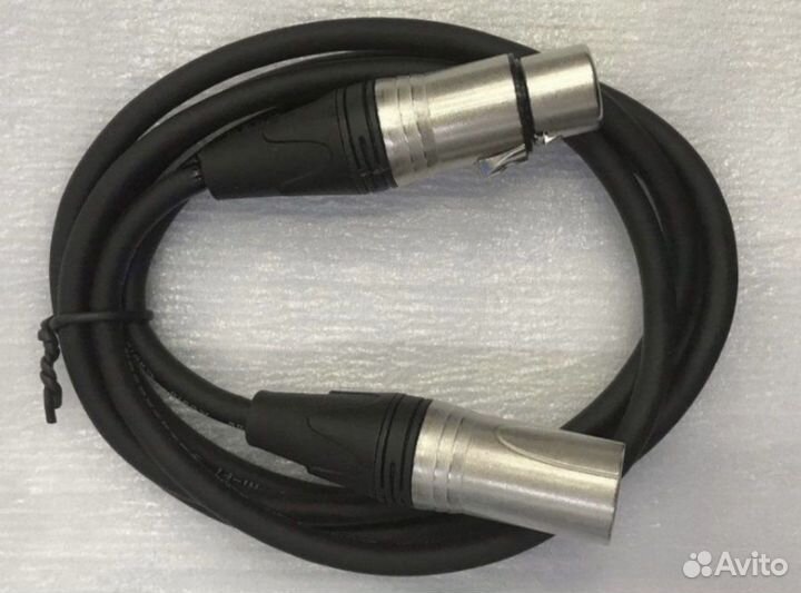 Кабель для микрофона XLR (M) - XLR (F) 5 метров