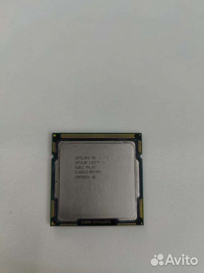 Процессор Intel core i5 750, 2.66GHZ/8M/09B