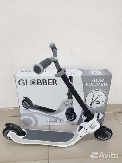Самокат Globber складной Foldable Flow 125 White