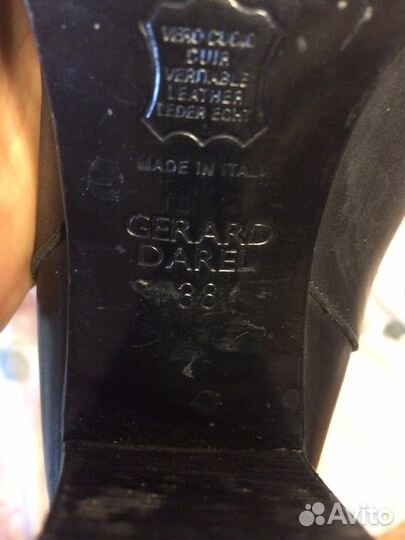 Сапоги нат. кожа Италия 38 раз. Gerard Dare