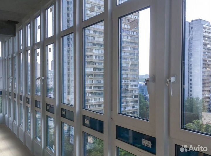 Остекление балконов и лоджий под ключ N3671