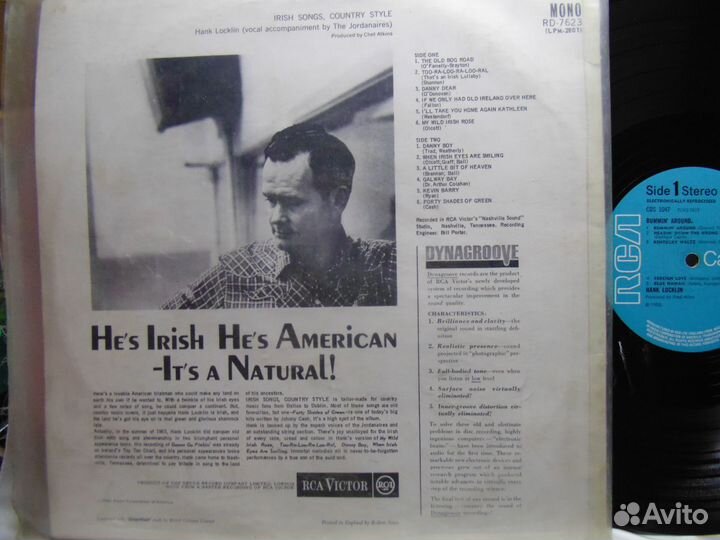 Пластинка (LP).Hank Locklin.Country Style.390