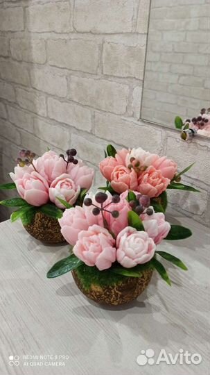 Букет из мыла