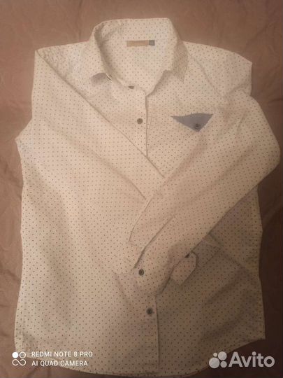 Рубашка школьная 146