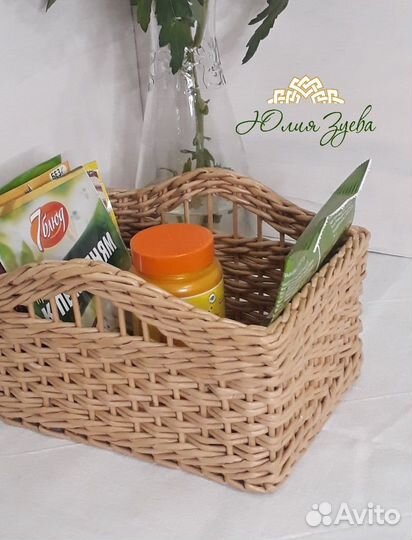 Корзина плетеная. Под заказ