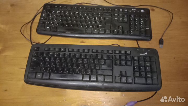 Клавиатуры Logitech k120 и Genius нерабочие