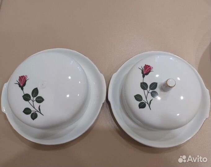 Сервиз столовый Kahla Роза гдр винтаж