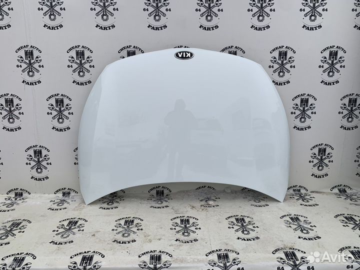 Капот Kia Rio 4/Kia Rio X-Line Оригинал Белый