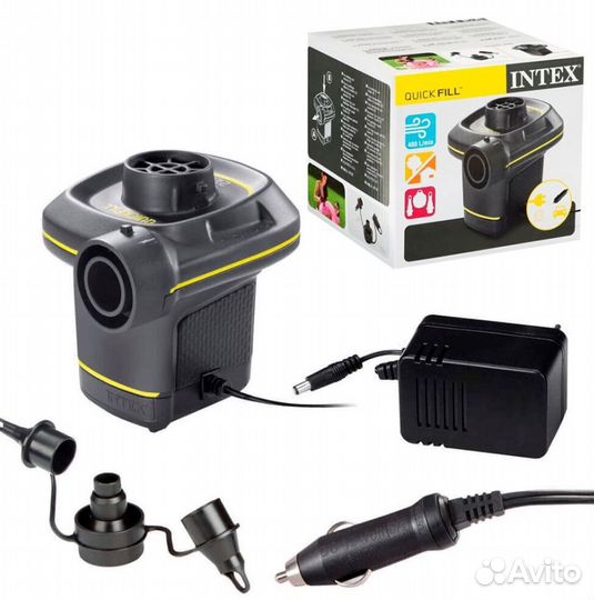 Насос для надувных матрасов intex электрический