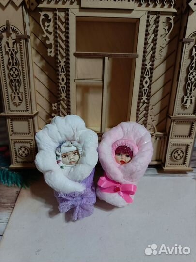 Ватные игрушки пеленашка