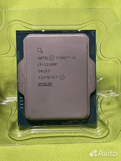 Процессор intel core i3 12100f