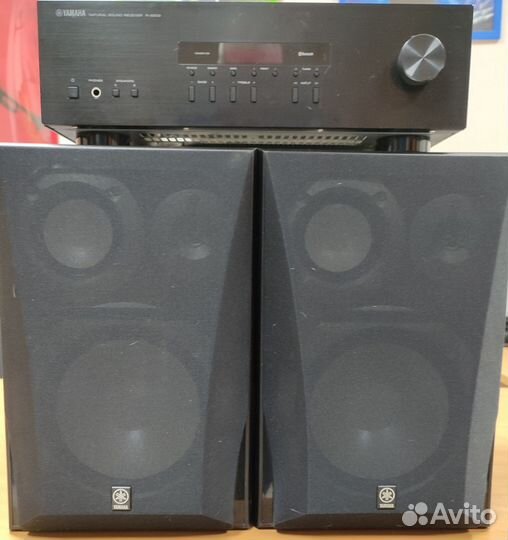 Ресивер и колонки Yamaha