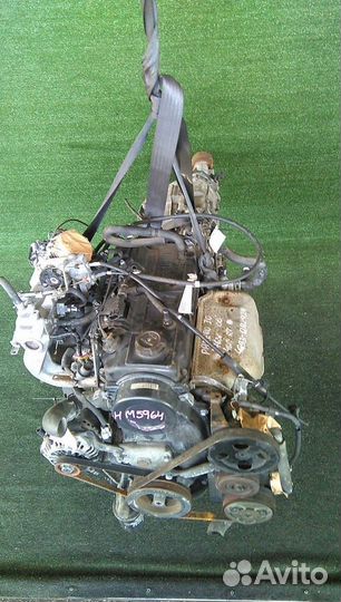 Двигатель в сборе двс mitsubishi pajero IO H76W 4G