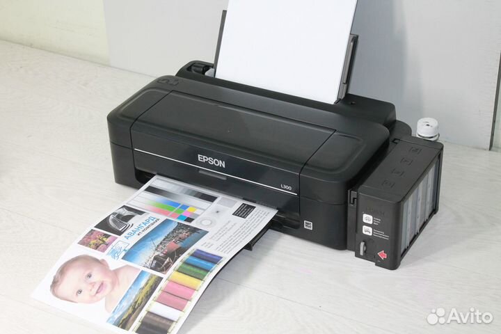 Принтер с снпч Epson L300 (заправлен)